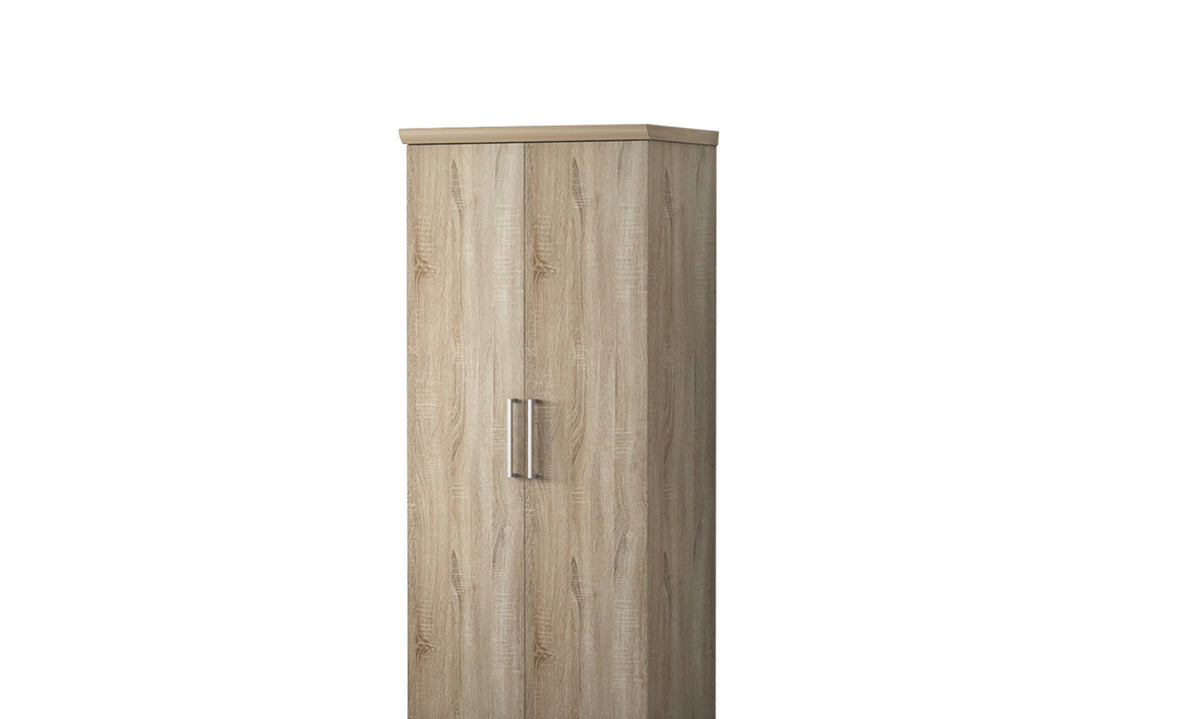 Armoire Mike – Sonoma – 2 portes – 80 × 183 cm