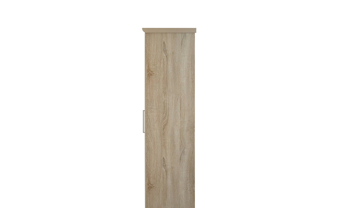 Armoire Mike – Sonoma – 4 portes – 160 × 183 cm