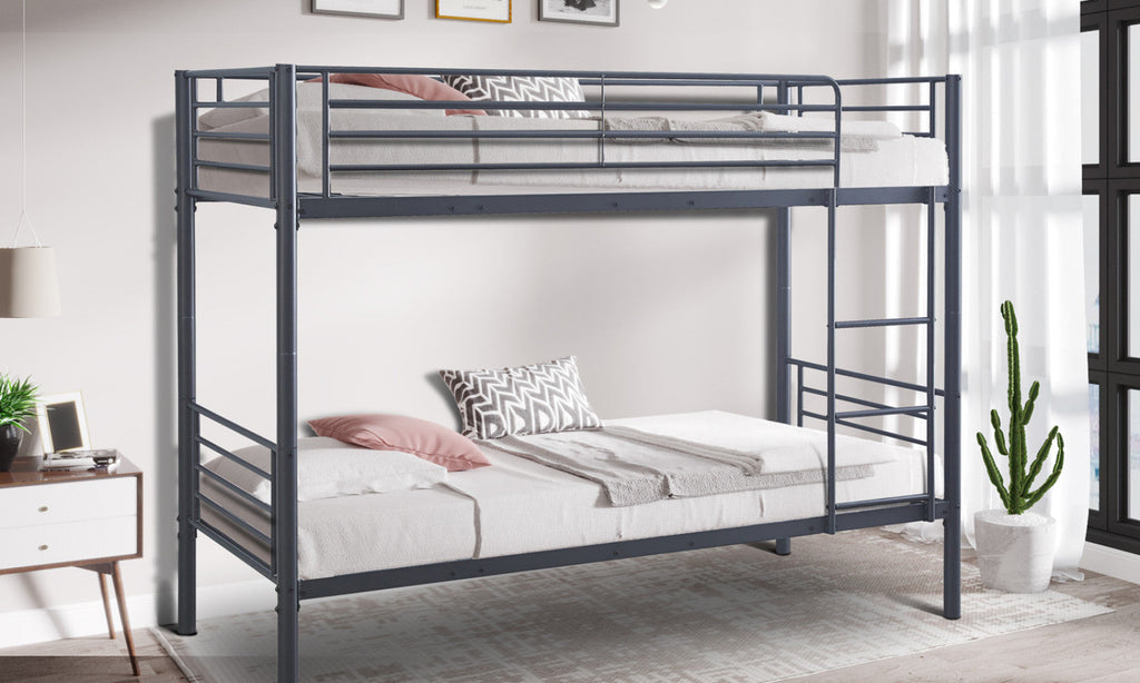 Lit superposé Sammy – Gris foncé