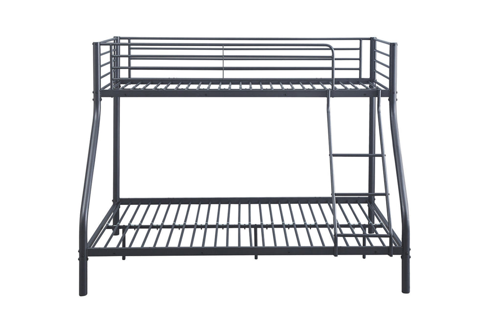 Lit superposé Trio – métal 140/ gris foncé – 90x200 cm