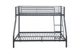 Lit superposé Trio – métal 140/ gris foncé – 90x200 cm