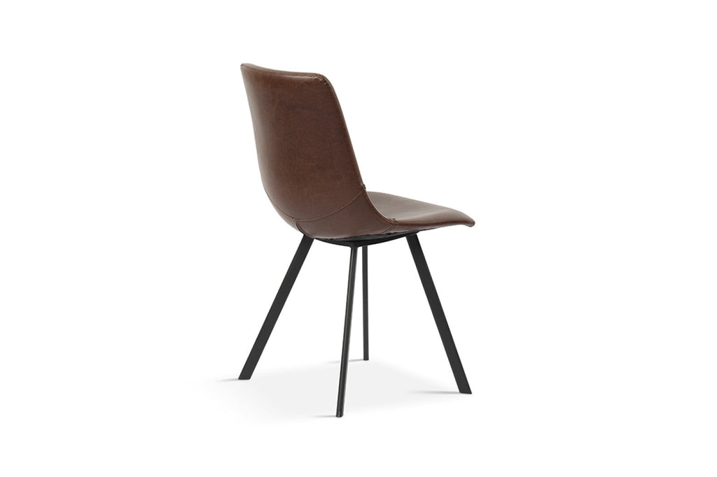 Chaise Oslo – Brun – vue 4
