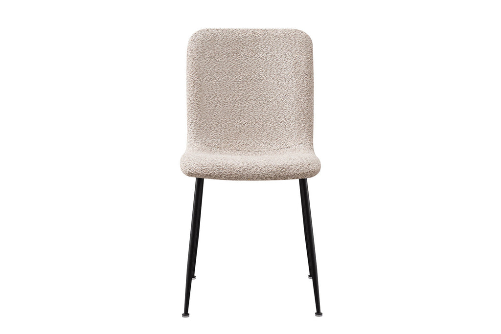 Chaise Alice – Bouclé beige – vue principale