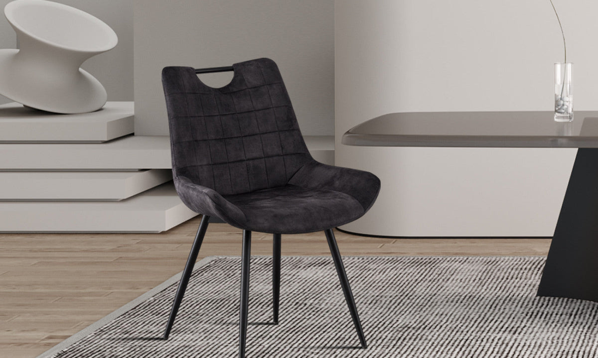 Chaise Nina – Gris – vue 3