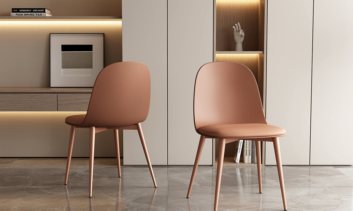 Lot de 2 chaises Jasmin – Terracotta