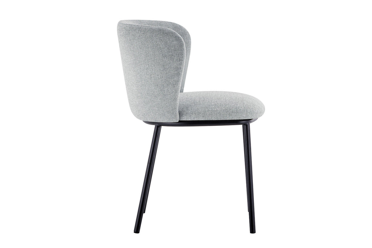 Chaise Arthur – Gris clair – vue 5