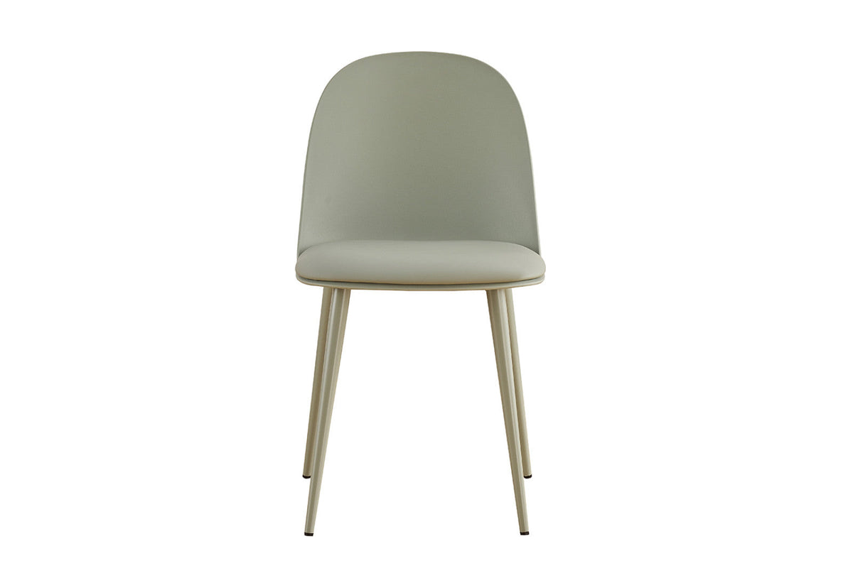 Lot de 2 chaises Jasmin – Gris-vert