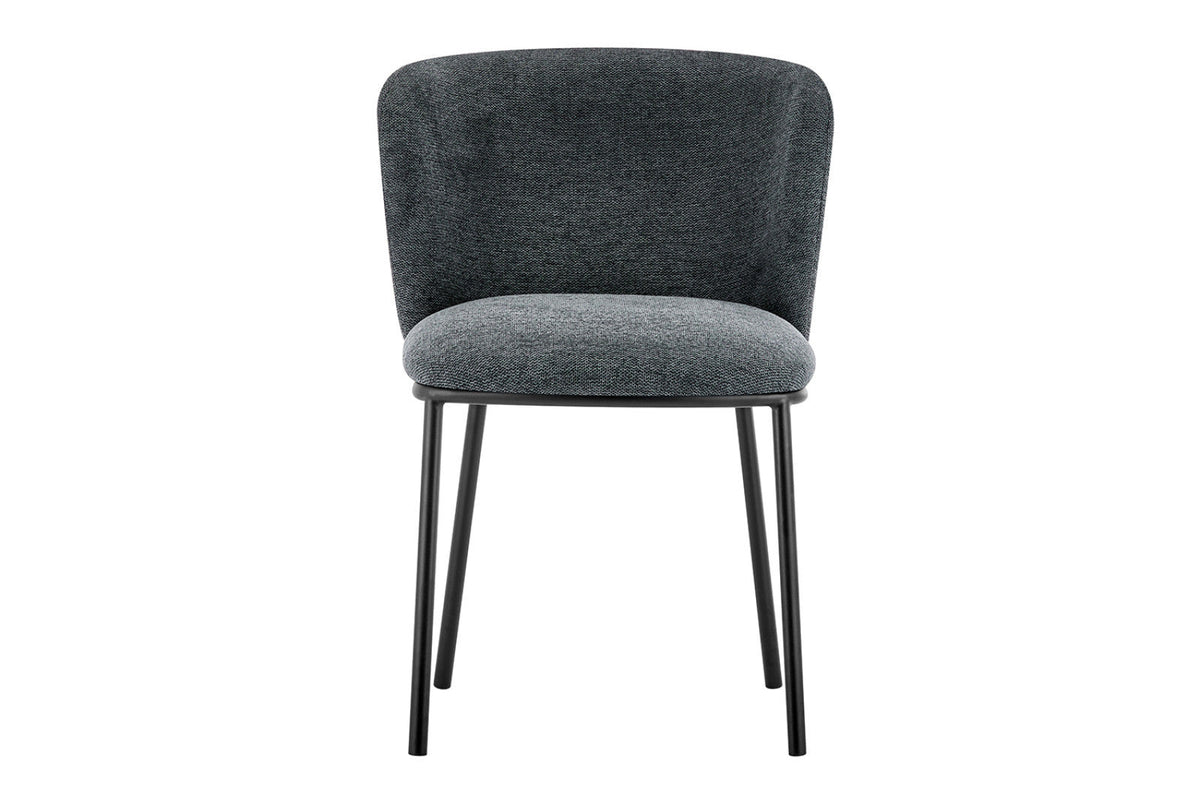 Lot de 2 chaises Arthur – Gris foncé
