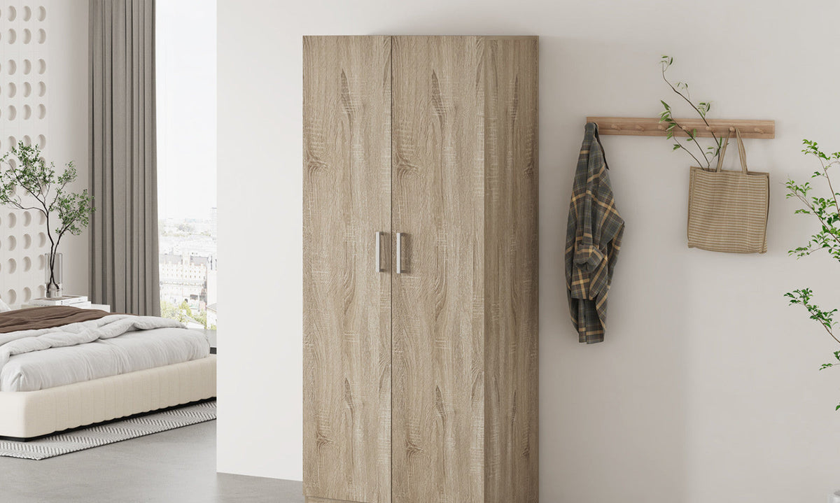 Armoire de rangement Mike – 2 portes – 80 cm
