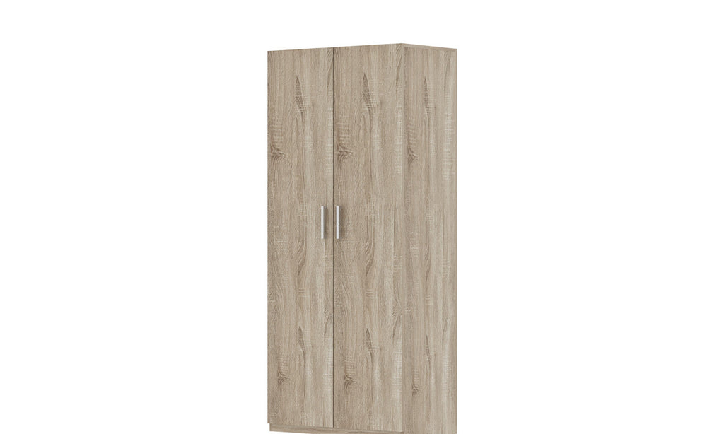 Armoire de rangement Mike – 2 portes – 80 × 180 cm