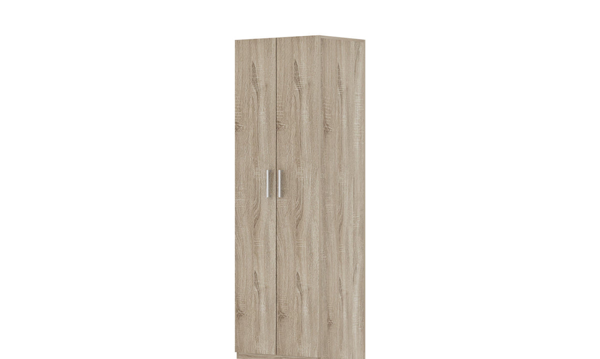Armoire de rangement Mike – 2 portes – 60 × 180 cm