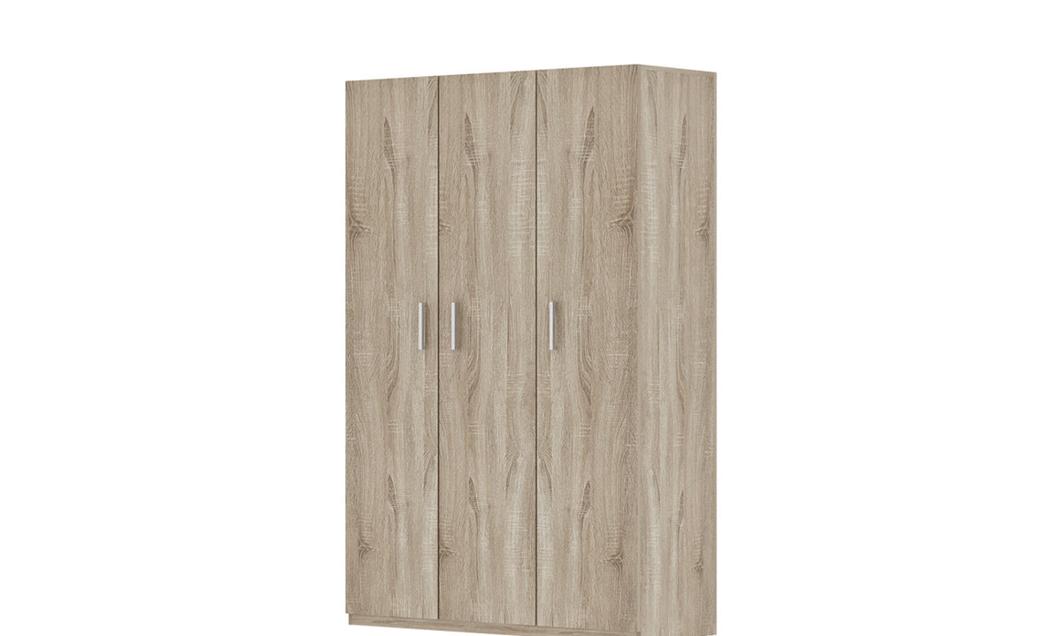 Armoire de rangement Mike – 3 portes – 120 × 180 cm