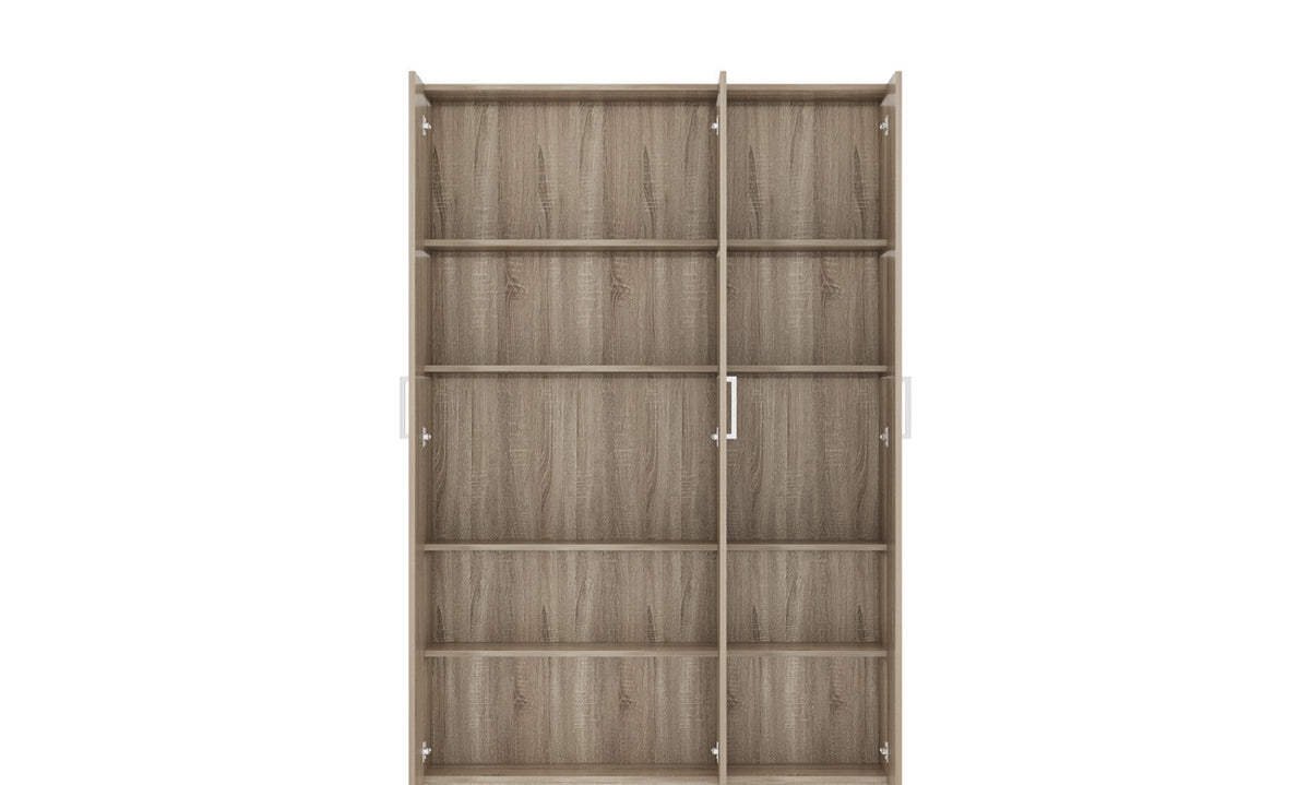 Armoire de rangement Mike – 3 portes – 120 × 180 cm
