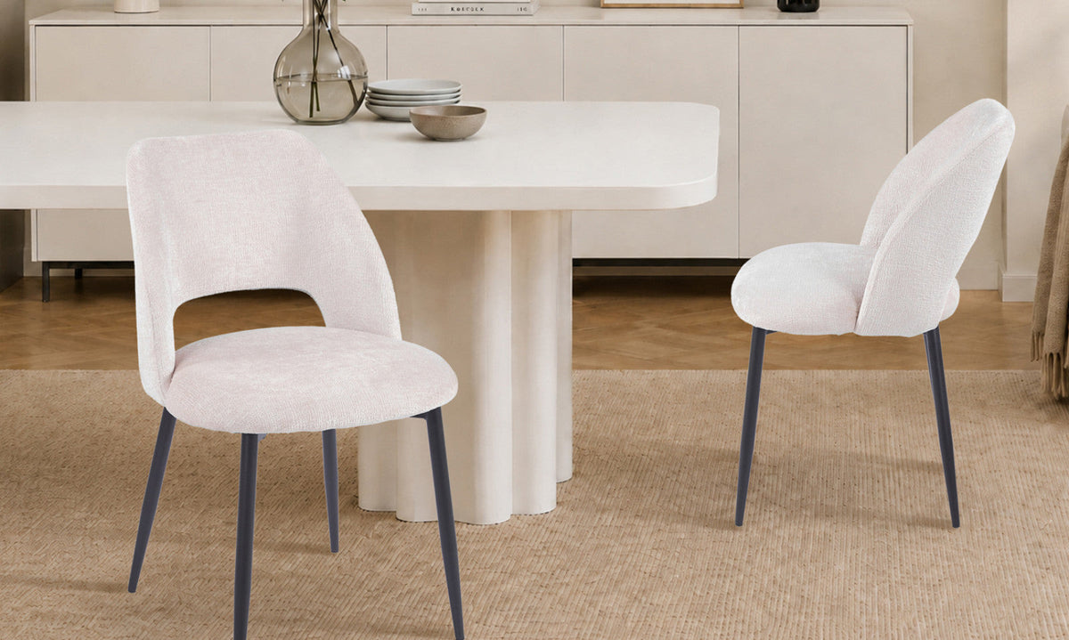 Chaise Arlo – Écru – vue 3