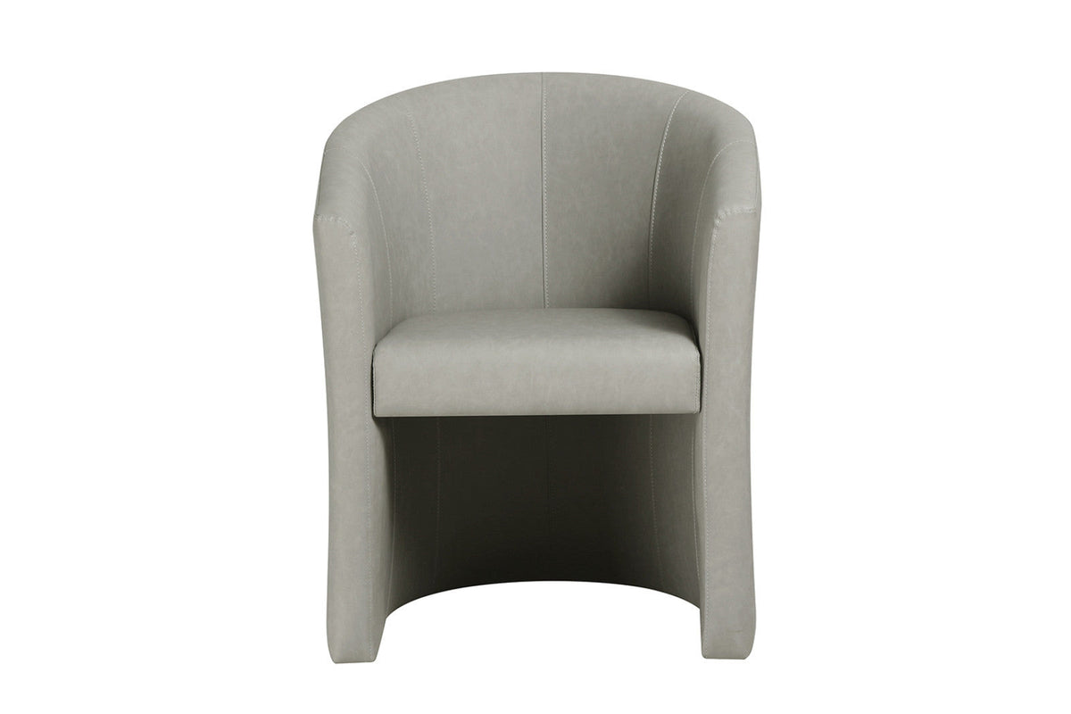 Fauteuil Charlie – vintage gris clair