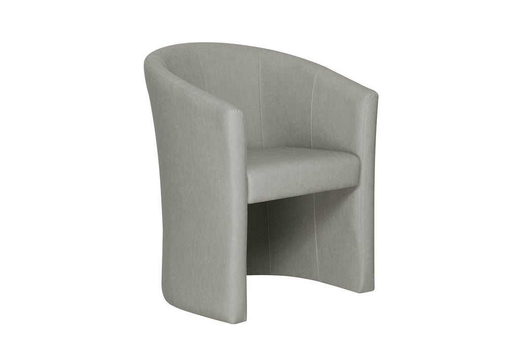 Fauteuil Charlie – Gris clair vintage