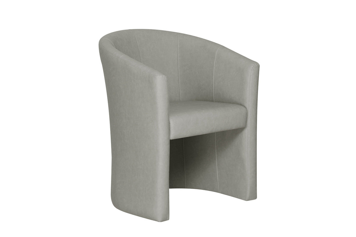 Fauteuil Charlie – Gris clair vintage